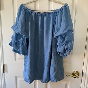 Zara Off-the-Shoulder Dress